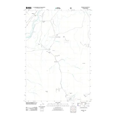 2011 Map of Emigrant, 2011 Print