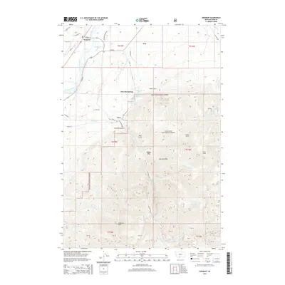 2014 Map of Emigrant, 2014 Print