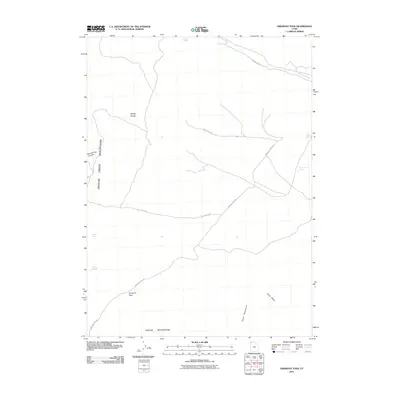 2011 Map of Emigrant Pass, 2011 Print