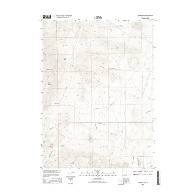 2017 Map of Emigrant Pass, 2017 Print