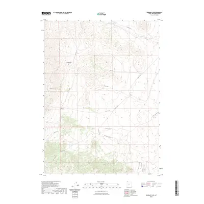 2023 Map of Emigrant Pass, 2023 Print