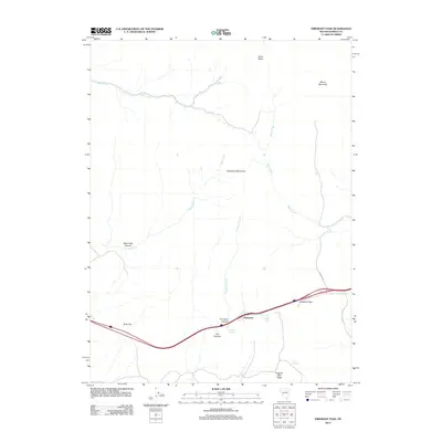 2012 Map of Emigrant Pass, 2012 Print