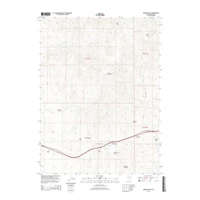 2014 Map of Emigrant Pass, 2014 Print