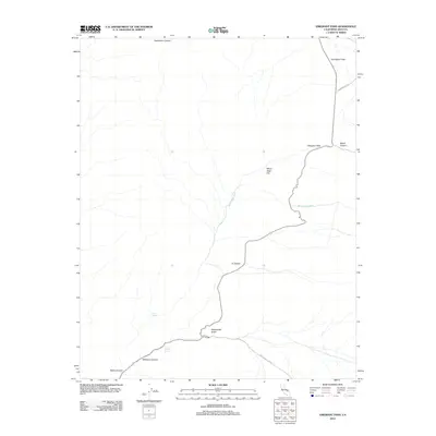 2012 Map of Emigrant Pass, 2012 Print