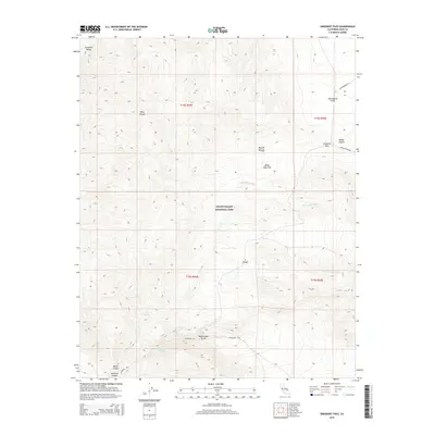2015 Map of Emigrant Pass, 2015 Print
