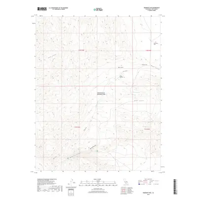 2018 Map of Emigrant Pass, 2018 Print