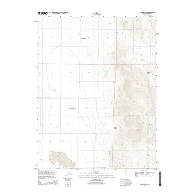 2014 Map of Emigrant Peak, 2014 Print