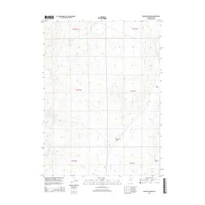 2014 Map of Emigrant Springs, 2014 Print