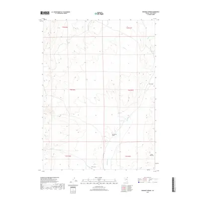 2018 Map of Emigrant Springs, 2018 Print