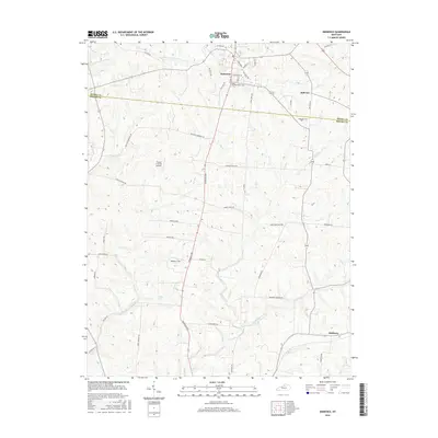 2016 Map of Eminence, 2016 Print