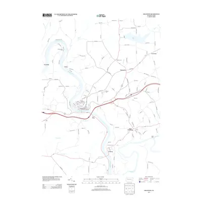 2013 Map of Emlenton, 2013 Print