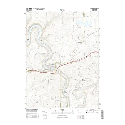 2016 Map of Emlenton, 2016 Print