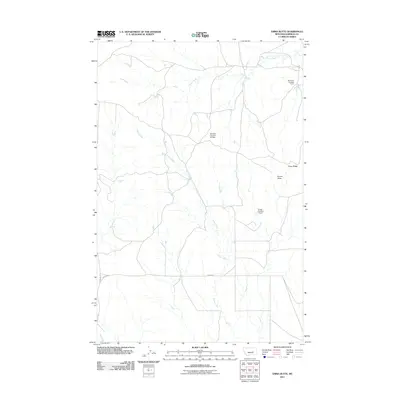 2011 Map of Emma Butte, 2011 Print