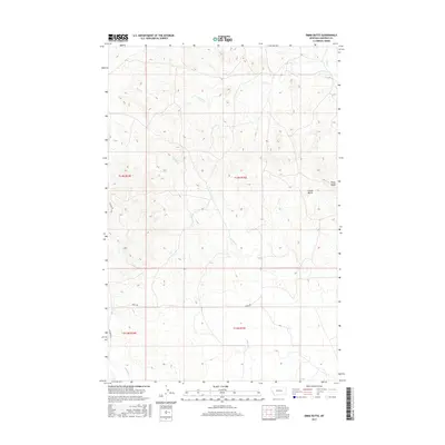 2017 Map of Emma Butte, 2017 Print
