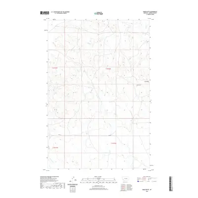 2020 Map of Emma Butte, 2020 Print