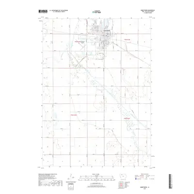 2018 Map of Emmetsburg, 2018 Print