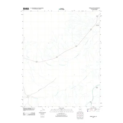 2011 Map of Emmett Wash, 2011 Print