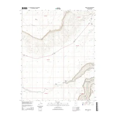 2014 Map of Emmett Wash, 2014 Print