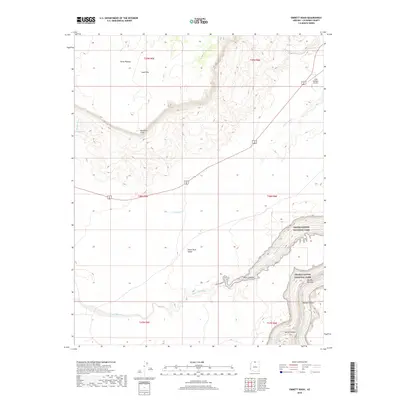 2018 Map of Emmett Wash, 2018 Print