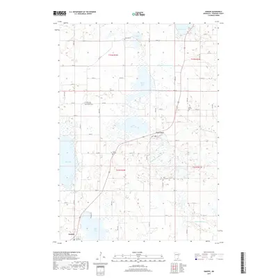 2019 Map of Emmons, 2019 Print