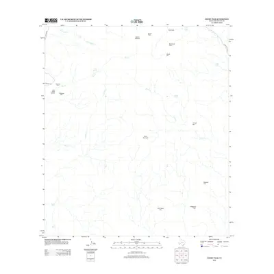 2012 Map of Emory Peak, 2012 Print