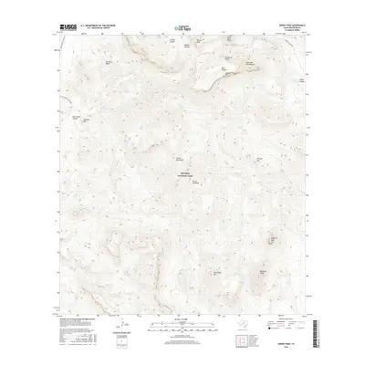 2016 Map of Emory Peak, 2016 Print