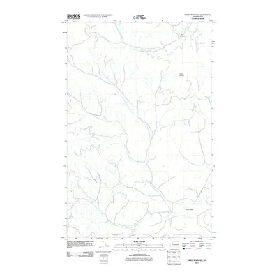 2011 Map of Empey Mountain, 2011 Print