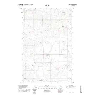 2020 Map of Empey Mountain, 2020 Print