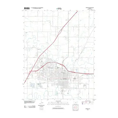 2009 Map of Emporia, 2009 Print