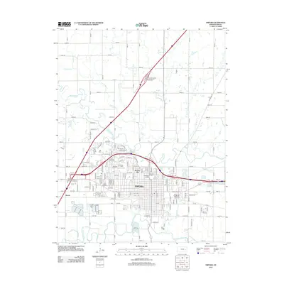 2012 Map of Emporia, 2012 Print