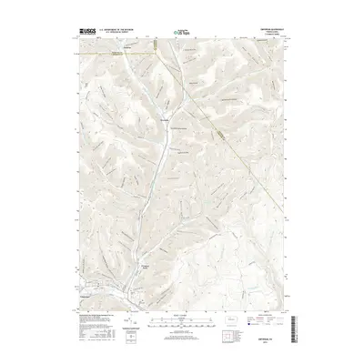 2016 Map of Emporium, 2016 Print