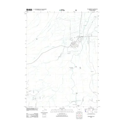 2012 Map of Encampment, 2012 Print