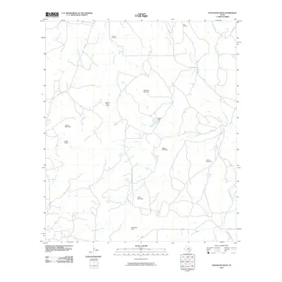 2010 Map of Enchanted Rock, 2010 Print