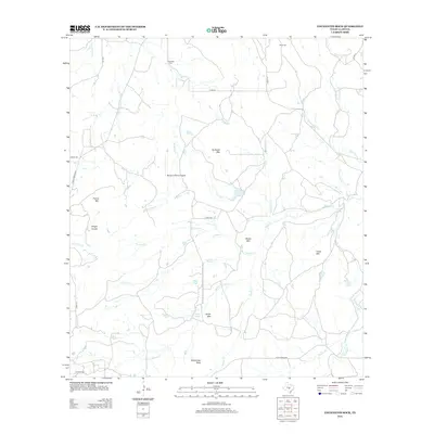 2012 Map of Enchanted Rock, 2012 Print