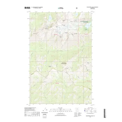2020 Map of Enchantment Lakes, 2020 Print