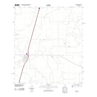 2010 Map of Encinal, 2010 Print
