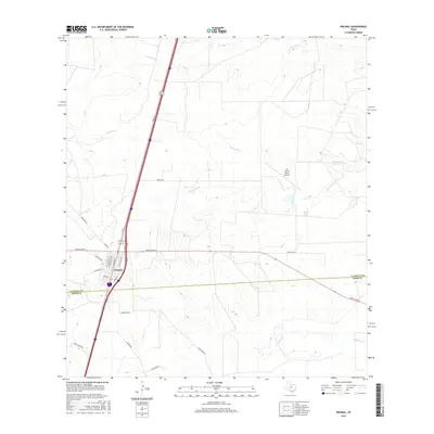 2016 Map of Encinal, 2016 Print