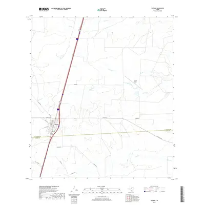 2019 Map of Encinal, 2019 Print