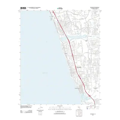 2012 Map of Encinitas, 2012 Print