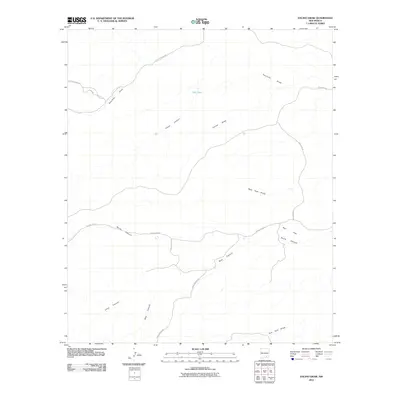 2010 Map of Encino Draw, 2010 Print