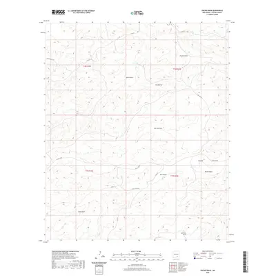 2020 Map of Encino Draw, 2020 Print