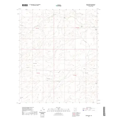 2023 Map of Encino Draw, 2023 Print