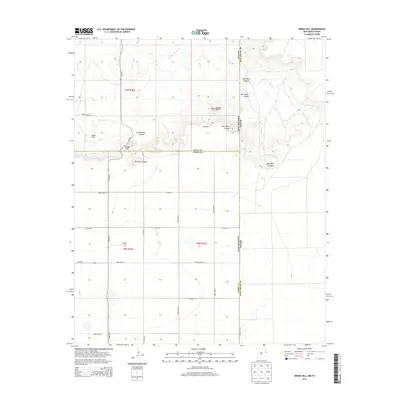 2013 Map of Endee Hill, 2013 Print