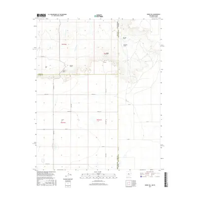 2017 Map of Endee Hill, 2017 Print