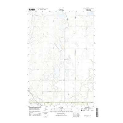 2014 Map of Enderlin North, 2014 Print