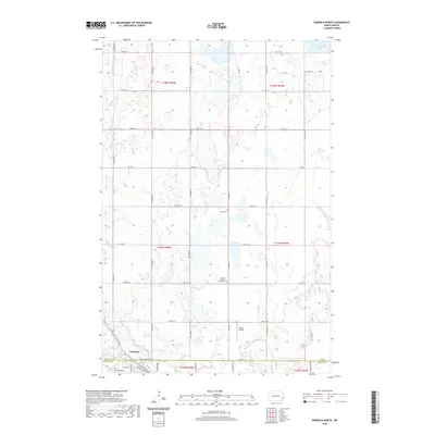 2020 Map of Enderlin North, 2020 Print