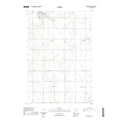 2020 Map of Enderlin South, 2020 Print