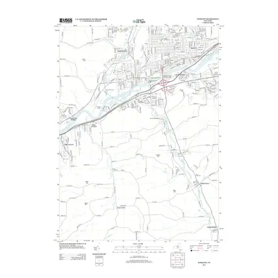 2013 Map of Endicott, 2013 Print