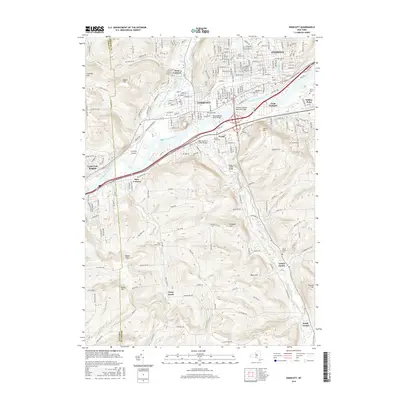 2016 Map of Endicott, 2016 Print