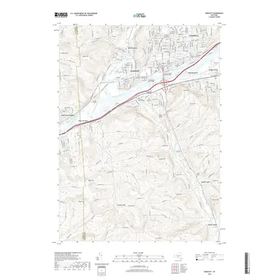 2019 Map of Endicott, 2019 Print